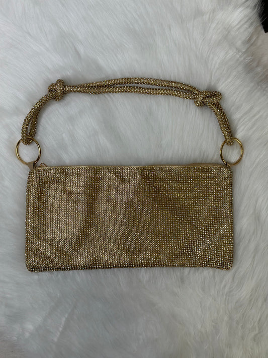 Ibiza Diamanté Bag (Gold)