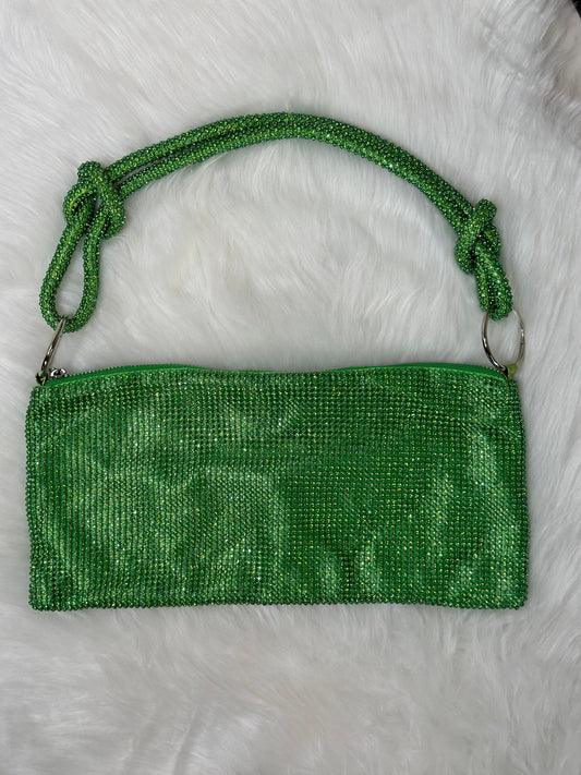 Ibiza Diamanté Bag (Green)