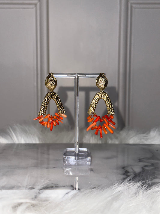 Artemis earrings (Orange)