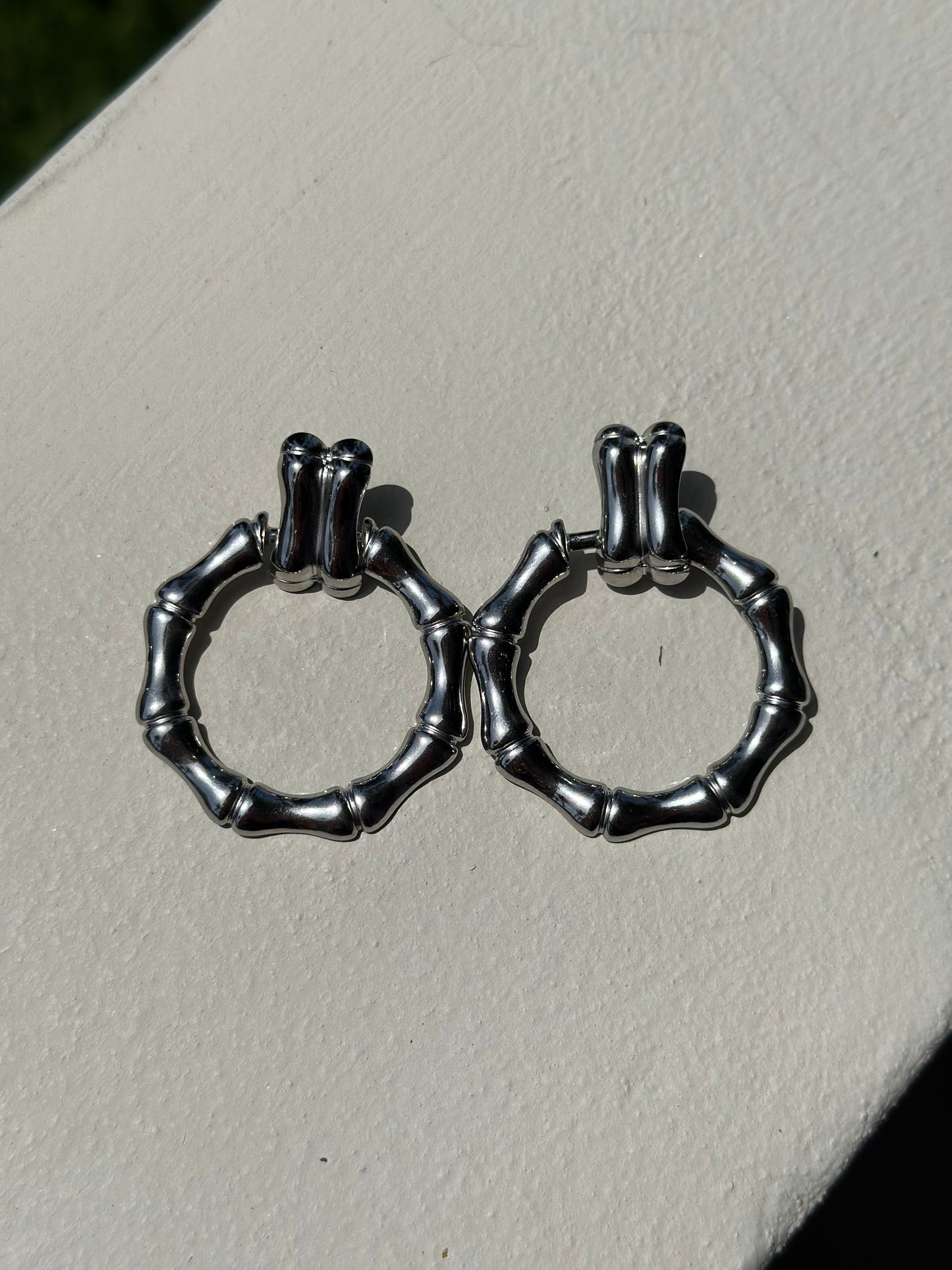 Dionysus Hoop Earrings (Silver)