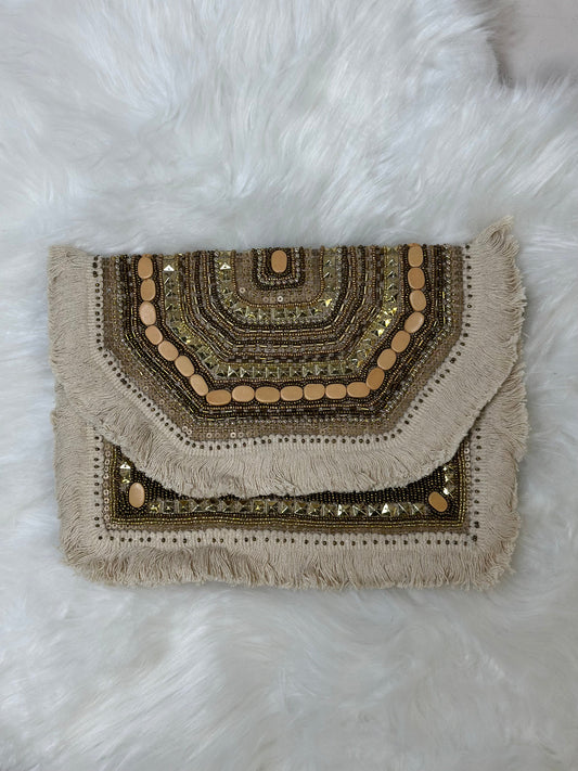 Palermo Beaded Bag (Gold)