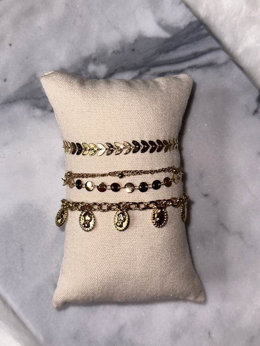 Drachma Bracelet Stack