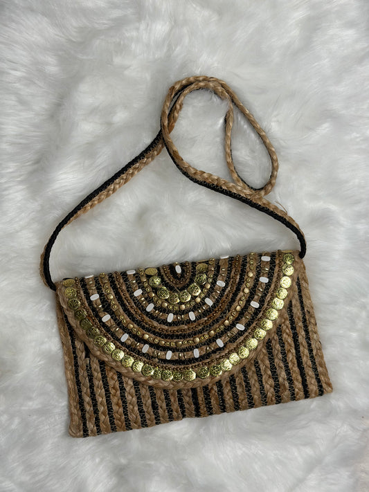 Mykonos Woven Cross Body Bag