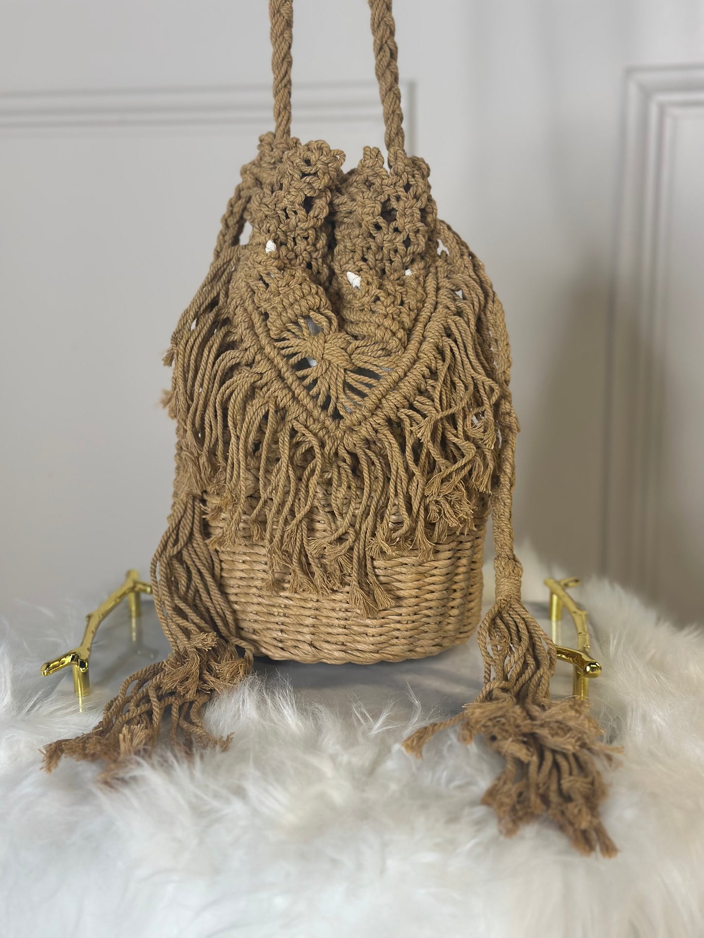 Krete Crochet Bucket Bag