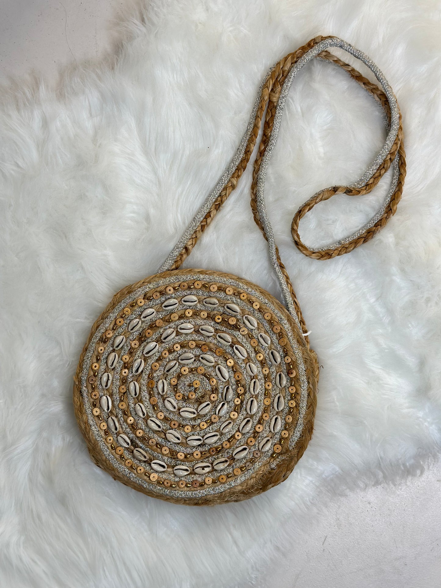 Paros Woven Cross Body Bag