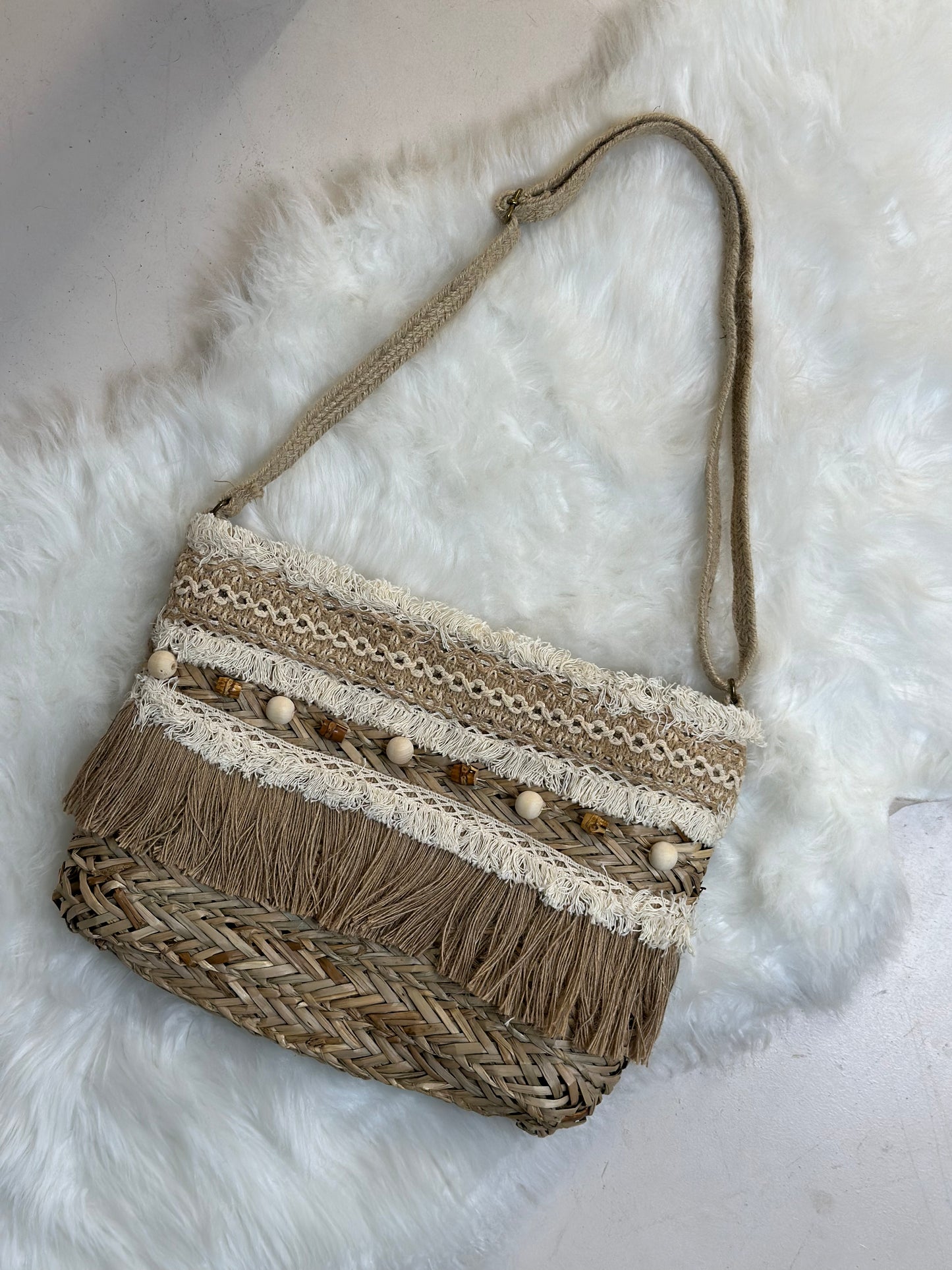 Naxos Woven Cross Body Bag